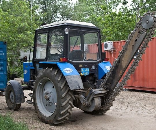 Траншеекопатель в аренду в Анапе и  Краснодарском крае